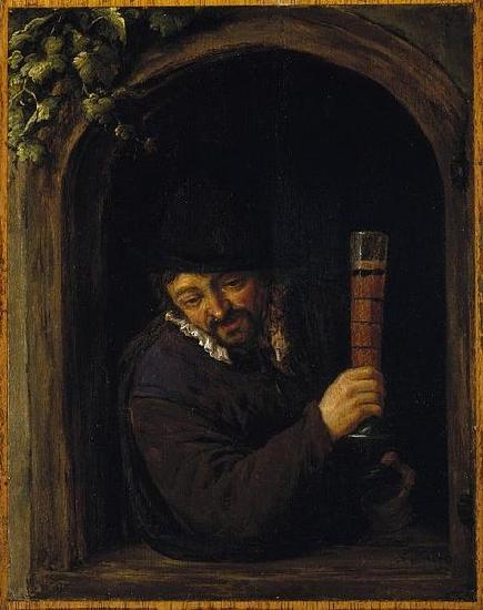 Adriaen van ostade Peasant at a Window Germany oil painting art